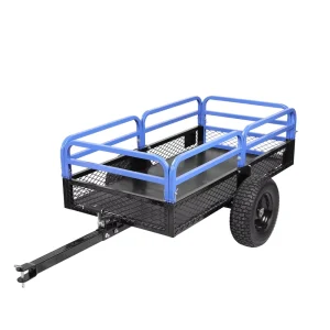Large Garden ATV Trailer for Tractor 680kg Capacity for Farm Use and Two Wheel Motorcycles