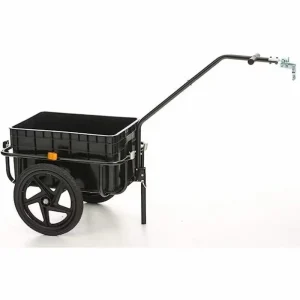 Large Loading Bicycle Cargo Trailer Bike Trailer Utility Cart with Removable Box