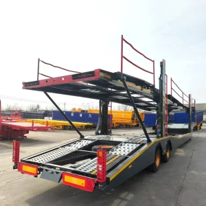 Large Payload 3 Axle Double Deck Car Transport Semi Trailer Factory Direct Sale
