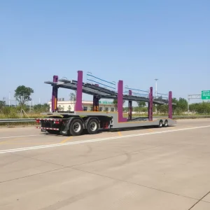 Large Space Car Transport Vehicle Large Carrying Capacity Strong Durability Low Truck Trailer