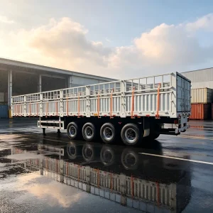 Light Duty 3 Axle Fence Trailer Easy to Operate and Drive