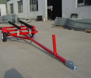 Light Duty 3.6m Steel Red Jet Ski Trailer with Bunks System 350kg Capacity CT0031B