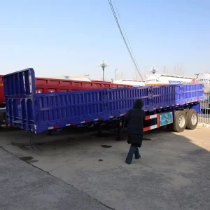 Light Weight 3 Axle Stake Cargo Semi Trailer High Strength Fence Semi Trailer for Central Asia Freight