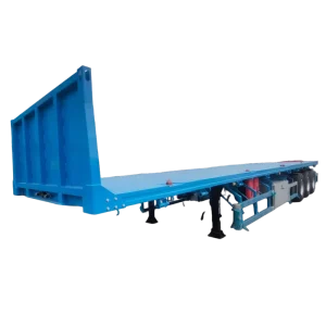 Light Weight 45ft 3 Flatbed Trailer With Detachable Front Board