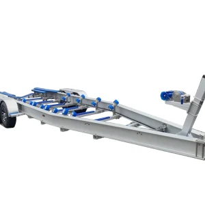 Lightweight 7.5m Aluminium Double Axle Boat Trailer 10m Capacity Watercraft Trailer
