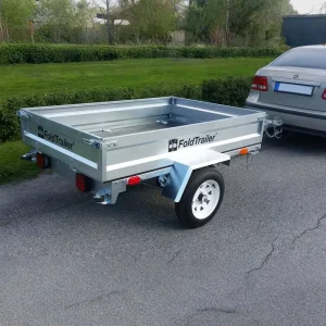Lightweight Galvanized 6×4 Folding Trailer Utility Box Trailer for Farm Cargo Transport