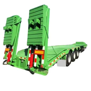 Lightweight Heavy Duty Lowbed Semi Trailer for Heavy Equipment Transport Trailer