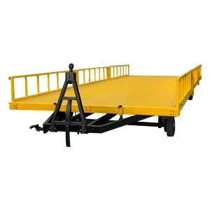 Lightweight Steering Heavy Duty Towing Flatbed Truck Small Space Trailer Flexible Cargo Transfer Vehicle for Workshops