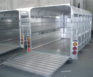 Livestock Trailer With Ramp Door