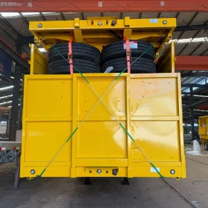 Low High Board Fence Semi Trailer Livestock Cattle Sheep Transport Fence Semi Trailer