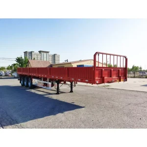 Low Maintenance Steel Semi Trailer with Anti Corrosion Painting for Long Lifespan Heavy Duty Transport
