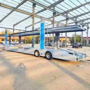 Low Priced 8/10 Set Double Deck Car Carrier Truck Trailer Hydraulic Car Transport Semi Trailer