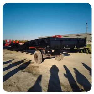 Low bed Heavy Transport Cargo Semi Trailer