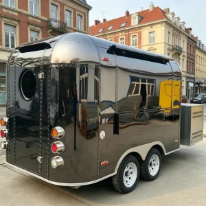 Luxury Fully Loaded Food Trailer Boba Tea Smoothie Cart Dessert Pancake Ice Cream Food Trailer