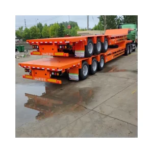 Made in China 20ft 30ft 40ft 45ft Special Transport Trailer for Container Transportation
