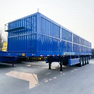 Made in China High Quality 100 Tons 14 meter Box Semi trailer