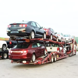Manufacturer 10 Cars 3 Axles Hydraulic Car Hauler Car Carrier Trailer Car Transport Semi Truck Trailer