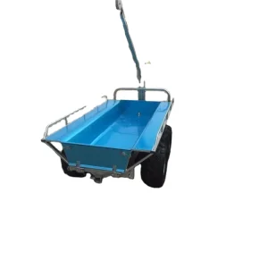 Manufacturer Supply Fully Galvanized Steel Small Farm ATV Tractor Used Trailers