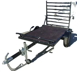 Manufacturer Supply Light Duty Galvanized Utility Golf Car ATV Trailer CT0094