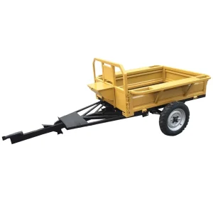 Mini Tractor Trailer Agriculture Trailer for Power Tiller Walking Tractor for Farm Home Use