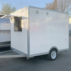 Mobile Bar Trailer Coffee Dessert Cart Fully Equipped Fast Food Truck for Sale