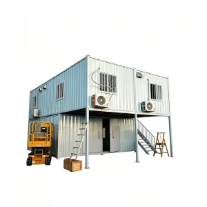 Mobile Container House Wind Resistance Worker Living Container Houses Prefab House Steel Structure Container House
