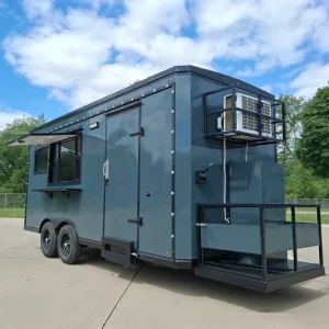 Mobile Food Trailer Commercial Kitchen Concession Trailer for Fast Food Business CE DOT