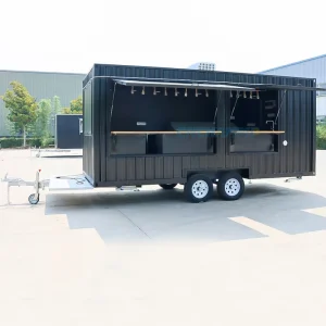 Mobile Food Truck Smoothie Coffee Juice Bar Ice Cream Catering Trailer Fully Equipped Bakery Food Truck with Full Kitchen
