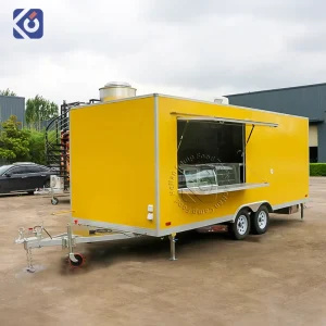 Mobile Kitchen Food Trailer Churro Cart Concession Stand With Full Kitchen Mobile Food Truck Coffee Ice Cream Restaurant