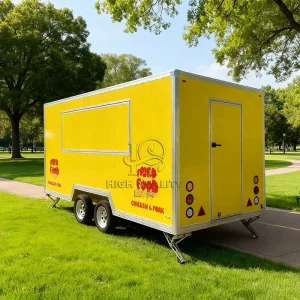 Mobile Restaurant Kitchen Cart Coffee Van Fast Food Trailer Mobile Bar Pizza Truck Foodtruck Mini