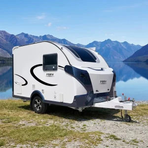 Modern Outdoor Compact Camping Mini Caravan RV Camper Travel Trailer