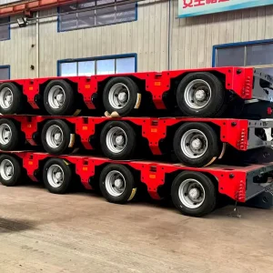 Modular Steel Heavy Equipment Transport Bridge Transformer Semi trailer 12r22.5 Tyre Carbon Steel Material