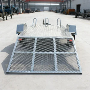 Motorcycle Trailer ATV Utility Trailer Cargo Hauling Transport Open Dump Quad Heavy Duty Light Galvanized Steel with Ramp