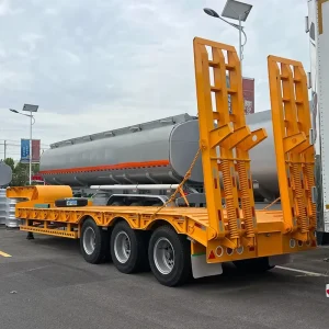 Multi Axle Heavy Duty Cargo Flatbed Semi Trailer with Steel Deck for Africa Freight Logistics Transport