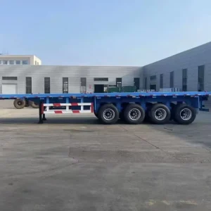 Multi Axle Heavy Duty Flatbed Truck Semi Trailer Suitable for All Kinds of Bulk Goods Long Distance Shipping