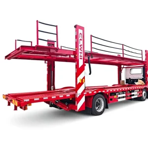 Multi Layer Double Deck CNG LNG 6 Set 8 Units Air Suspension Hydraulic Lifting Hauler Car Carrier Truck Semi Truck Trailers