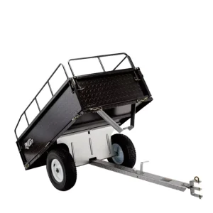Multi Purpose Pull Behind ATV Trailers Low MOQ Garden Scooter Lawn Tractor Dump Trailers for Motorcycle ATV Owners