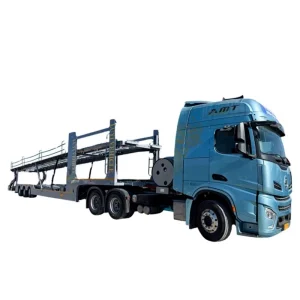 Multi-Purpose Steel 3-Axle Semi-Trailer for Car Container Transport with >30000kg Payload