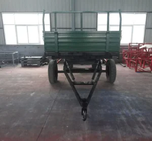 Multi-Purpose Trailer High-Strength Steel Heavy Load Transport Easy Loading for Truck Mini-Tractor Compatible Farmland