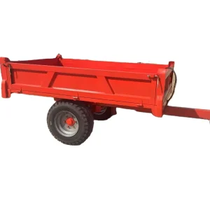 Multi functional Four wheeled Mini Agricultural Dump Trailer for Transporting Grain