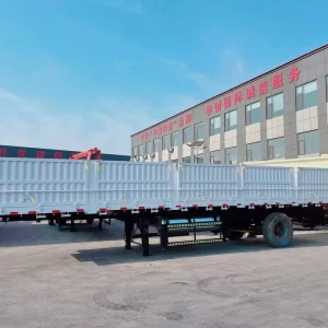 NEW OEM ODM Drop Side Wall Fence Semi Trailer 3 4 5 Axle Cargo Transport Sidewall Dropside Trailer