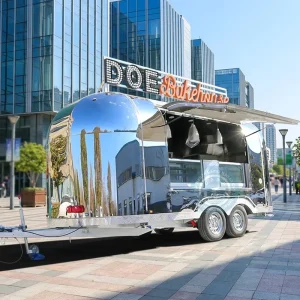 NSF Standard Ice Cream Food Truck Mobile Food Cart for Sale Small Coffee Trailer with Modern Design