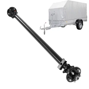 New 3500 Lbs Trailer Axle Cargo Dump Utility for RVs Campers 5 Lug 5×4.5 Hub Axle