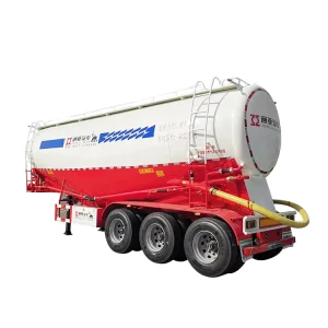 New China Manufacture 60m3 V Shape Dry Bulk Cement Tanker Trailer with 60T Max Payload