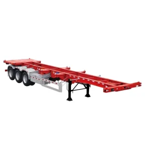 New Condition 20ft 40ft 45ft Skeleton Semi Trailer Container Semi Trailer