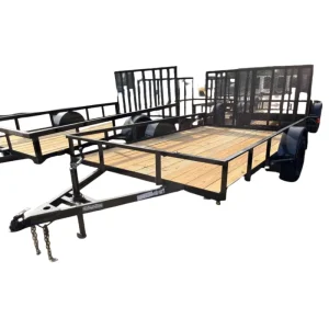 New Condition Heavy Duty 7X14 Single Axle Utility Trailer Premium Parts Accessories