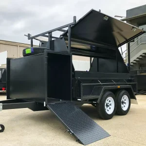New Custom Aluminum Builder Off Road Trailer Tradesman Trailers With Tool Box