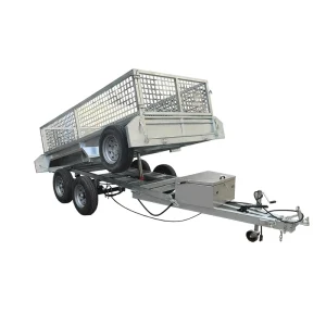 Latest Product Strong Packing tandem Tipping Trailers Cage Box Trailer