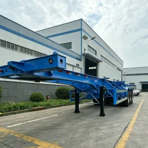 New Skeleton Trailer for Port Container Transportation 12R22.5 Tires Mechanical Suspension Customization Trailer