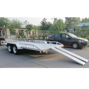 New Type Aluminum Car Trailer With Removed Ladder for Car Machine Excavator